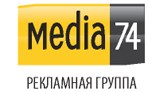 Логотип Media74 Реклама в кинотеатрах, создание сайтов Челябинск